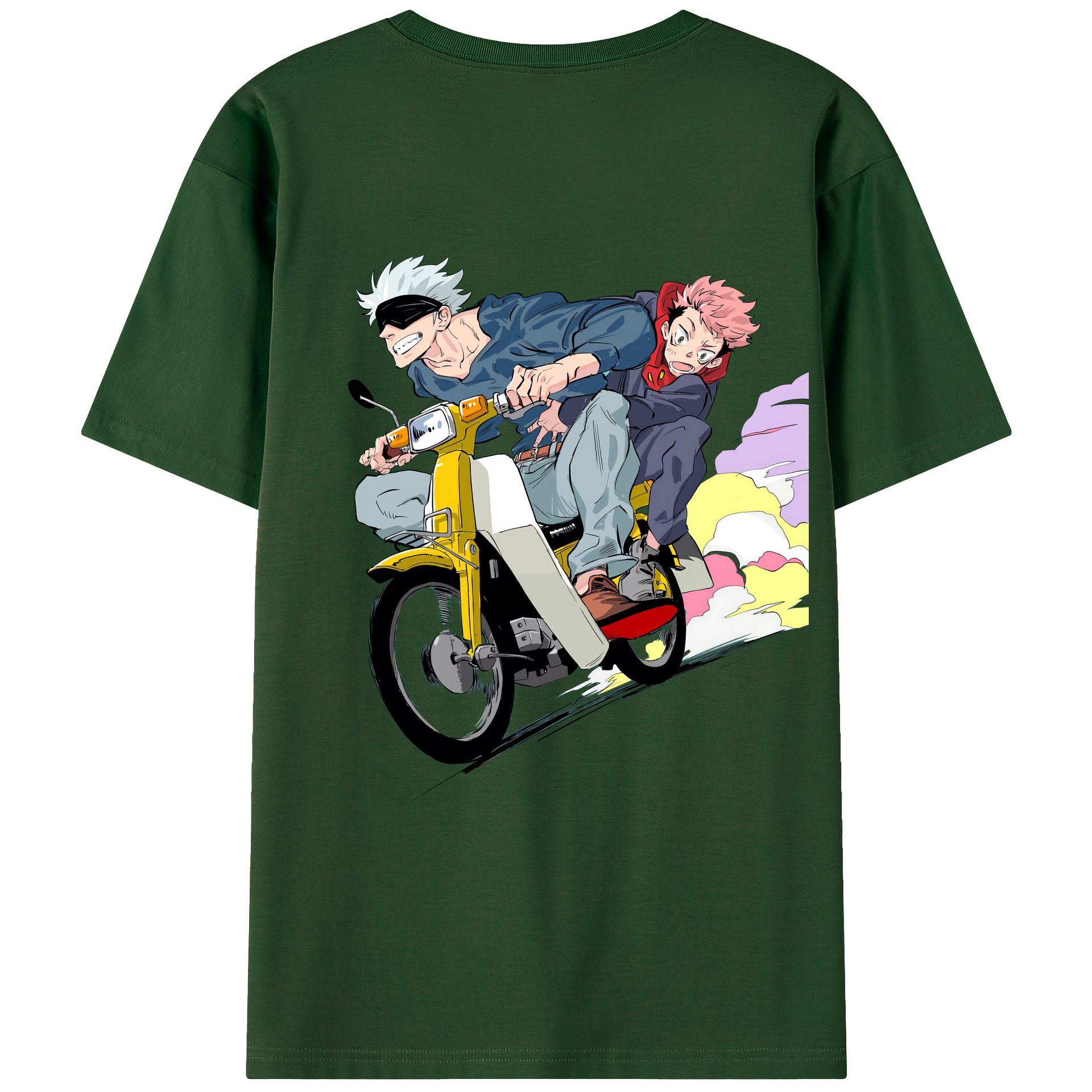 （画像用） 呪術廻戦 Jujutsu Kaisen 綿100％半袖Tシャツ（背面プリント）
